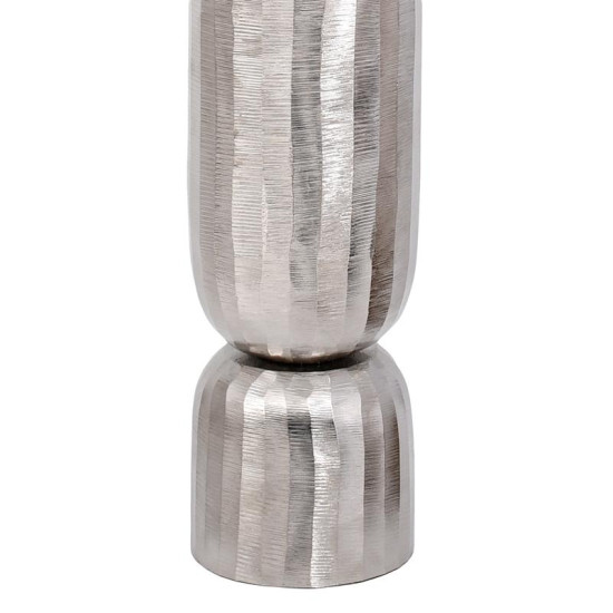 ΜΕΤΑΛΛΙΚΟ ΒΑΖΟ  FL14715 ΝΙΚΕΛ ΧΡΩΜΑ 11x36εκ