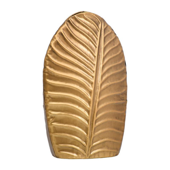 ΜΕΤΑΛΛΙΚΟ ΒΑΖΟ  FL610550 ΧΡΥΣΟ ΧΡΩΜΑ 18x10x30εκ