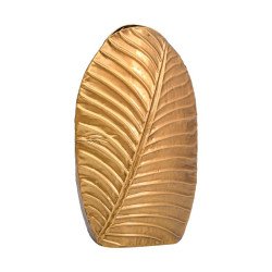 ΜΕΤΑΛΛΙΚΟ ΒΑΖΟ  FL610551 ΧΡΥΣΟ ΧΡΩΜΑ 26x11x41εκ