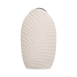 ΜΕΤΑΛΛΙΚΟ ΒΑΖΟ  FL610551 ΚΡΕΜ ΧΡΩΜΑ 18x10x30εκ