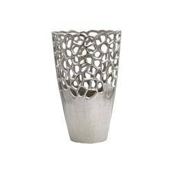 ΜΕΤΑΛΛΙΚΟ ΒΑΖΟ FL8852 ΑΣΗΜΙ ΧΡΩΜΑ 21x13x31εκ ΜΕΤΑΛΛΙΚΟ ΒΑΖΟ FL8852 ΑΣΗΜΙ ΧΡΩΜΑ 21x13x31εκ