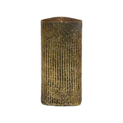 ΜΕΤΑΛΛΙΚΟ ΔΙΑΚΟΣΜΗΤΙΚΟ ΒΑΖΟ  FL1260 ΑΝΤΙΚΕ ΧΡΥΣΟ ΧΡΩΜΑ 12x12x25εκ