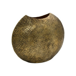 ΜΕΤΑΛΛΙΚΟ ΔΙΑΚΟΣΜΗΤΙΚΟ ΒΑΖΟ  FL1460 ΑΝΤΙΚΕ ΧΡΥΣΟ ΧΡΩΜΑ 30x10x26εκ