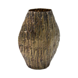 ΜΕΤΑΛΛΙΚΟ ΔΙΑΚΟΣΜΗΤΙΚΟ ΒΑΖΟ  FL7825 ΜΠΡΟΝΖΕ ΧΡΩΜΑ 22x12x32εκ