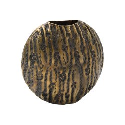 ΜΕΤΑΛΛΙΚΟ ΔΙΑΚΟΣΜΗΤΙΚΟ ΒΑΖΟ  FL7825 ΜΠΡΟΝΖΕ ΧΡΩΜΑ 24x9x22εκ