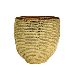 ΜΕΤΑΛΛΙΚΟ ΔΙΑΚΟΣΜΗΤΙΚΟ ΒΑΖΟ  FL7841 ΧΡΥΣΟ ΧΡΩΜΑ 21x10x21εκ