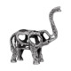 ΜΕΤΑΛΛΙΚΟ ΔΙΑΚΟΣΜΗΤΙΚΟ ΕΛΕΦΑΝΤΑΣ  FL77515 ΑΣΗΜΙ ΑΝΤΙΚΕ ΧΡΩΜΑ 28x8x25εκ