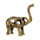 ΜΕΤΑΛΛΙΚΟ ΔΙΑΚΟΣΜΗΤΙΚΟ ΕΛΕΦΑΝΤΑΣ  FL77515 ΧΡΥΣΟ ΑΝΤΙΚΕ ΧΡΩΜΑ 28x8x25εκ