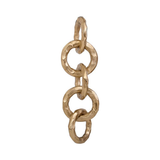 ΜΕΤΑΛΛΙΚΟ ΔΙΑΚΟΣΜΗΤΙΚΟ  Chain ΧΡΥΣΟ ΧΡΩΜΑ 10x10x34εκ