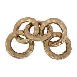 ΜΕΤΑΛΛΙΚΟ ΔΙΑΚΟΣΜΗΤΙΚΟ  Chain ΧΡΥΣΟ ΧΡΩΜΑ 10x10x34εκ