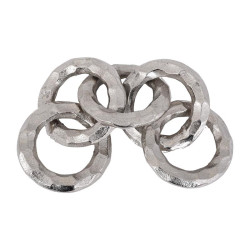 ΜΕΤΑΛΛΙΚΟ ΔΙΑΚΟΣΜΗΤΙΚΟ  Chain ΝΙΚΕΛ ΧΡΩΜΑ 10x10x34εκ