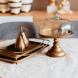 ΜΕΤΑΛΛΙΚΟ ΔΙΑΚΟΣΜΗΤΙΚΟ  Pear ΧΡΥΣΟ ΧΡΩΜΑ 8x14εκ