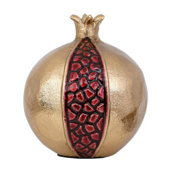 ΜΕΤΑΛΛΙΚΟ ΔΙΑΚΟΣΜΗΤΙΚΟ  Pomegranate ΧΡΥΣΟ-ΚΟΚΚΙΝΟ ΧΡΩΜΑ 13x16εκ