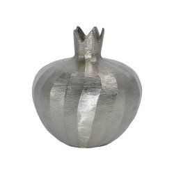 ΜΕΤΑΛΛΙΚΟ ΔΙΑΚΟΣΜΗΤΙΚΟ  Pomegranate ΝΙΚΕΛ ΧΡΩΜΑ 12x13εκ ΜΕΤΑΛΛΙΚΟ ΔΙΑΚΟΣΜΗΤΙΚΟ  Pomegranate ΝΙΚΕΛ ΧΡΩΜΑ 12x13εκ