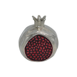 ΜΕΤΑΛΛΙΚΟ ΔΙΑΚΟΣΜΗΤΙΚΟ  Pomegranate ΝΙΚΕΛ-ΚΟΚΚΙΝΟ ΧΡΩΜΑ 8x10x11εκ
