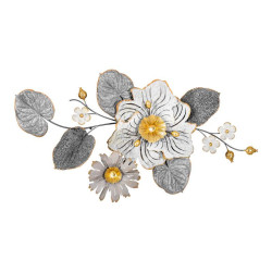 ΜΕΤΑΛΛΙΚΟ ΔΙΑΚΟΣΜΗΤΙΚΟ ΤΟΙΧΟΥ FL0399 ΓΚΡΙ-ΛΕΥΚΟ-ΧΡΥΣΟ ΧΡΩΜΑ 90x7x48εκ ΜΕΤΑΛΛΙΚΟ ΔΙΑΚΟΣΜΗΤΙΚΟ ΤΟΙΧΟΥ FL0399 ΓΚΡΙ-ΛΕΥΚΟ-ΧΡΥΣΟ ΧΡΩΜΑ 90x7x48εκ