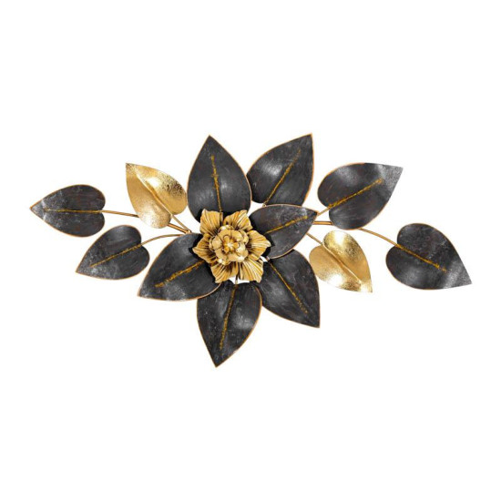 ΜΕΤΑΛΛΙΚΟ ΔΙΑΚΟΣΜΗΤΙΚΟ ΤΟΙΧΟΥ  FL1113 ΜΑΥΡΟ-ΧΡΥΣΟ ΧΡΩΜΑ 88x6x49εκ