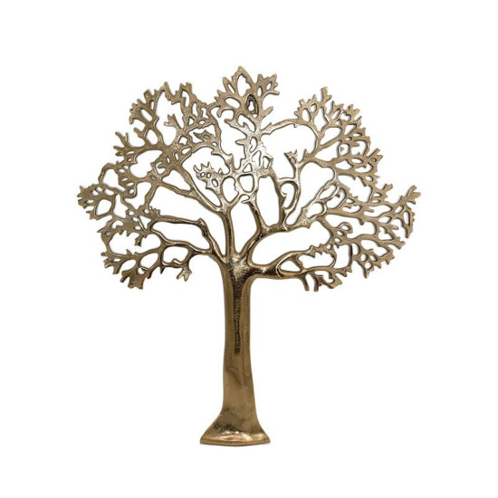ΜΕΤΑΛΛΙΚΟ ΔΙΑΚΟΣΜΗΤΙΚΟ ΤΟΙΧΟΥ  "TREE" ΧΡΥΣΟ 55x3x60εκ