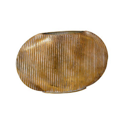 ΜΕΤΑΛΛΙΚΟ ΕΠΙΤΡΑΠΕΖΙΟ ΔΙΑΚΟΣΜΗΤΙΚΟ ΒΑΖΟ  FL0251 ΧΡΥΣΟ ΧΡΩΜΑ 37x10x25εκ