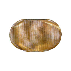 ΜΕΤΑΛΛΙΚΟ ΕΠΙΤΡΑΠΕΖΙΟ ΔΙΑΚΟΣΜΗΤΙΚΟ ΒΑΖΟ  FL0251 ΧΡΥΣΟ ΧΡΩΜΑ 37x10x25εκ