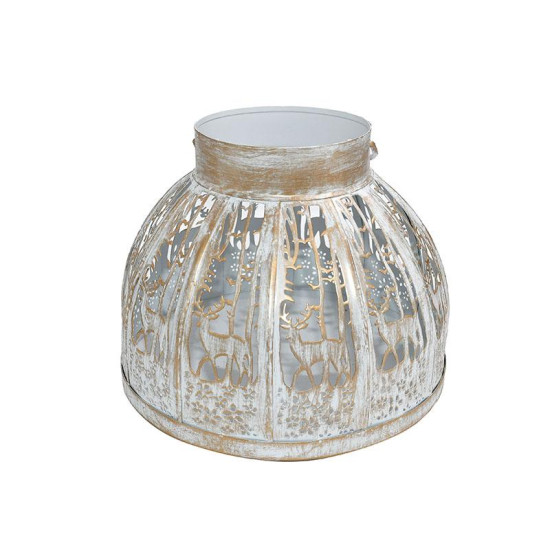 ΜΕΤΑΛΛΙΚΟ ΦΑΝΑΡΙ FL14042 ΛΕΥΚΟ-ΧΡΥΣΟ ΧΡΩΜΑ 20x18εκ ΜΕΤΑΛΛΙΚΟ ΦΑΝΑΡΙ FL14042 ΛΕΥΚΟ-ΧΡΥΣΟ ΧΡΩΜΑ 20x18εκ