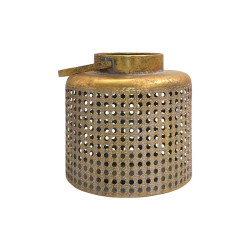 ΜΕΤΑΛΛΙΚΟ ΦΑΝΑΡΙ  FL811 ΧΡΥΣΟ ΑΝΤΙΚΕ ΧΡΩΜΑ 23x22εκ ΜΕΤΑΛΛΙΚΟ ΦΑΝΑΡΙ  FL811 ΧΡΥΣΟ ΑΝΤΙΚΕ ΧΡΩΜΑ 23x22εκ