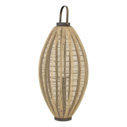 ΜΕΤΑΛΛΙΚΟ ΦΑΝΑΡΙ  FL87 ΜΑΥΡΟ-ΜΠΕΖ ΧΡΩΜΑ 38x80εκ ΜΕΤΑΛΛΙΚΟ ΦΑΝΑΡΙ  FL87 ΜΑΥΡΟ-ΜΠΕΖ ΧΡΩΜΑ 38x80εκ