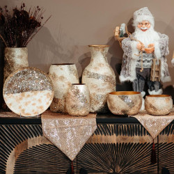 ΜΕΤΑΛΛΙΚΟ ΚΑΣΠΩ  FL26828 ΧΡΥΣΟ ΧΡΩΜΑ 20x13εκ