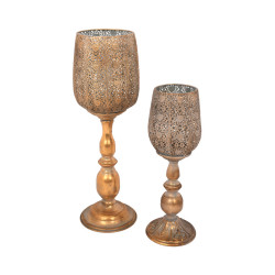 ΜΕΤΑΛΛΙΚΟ ΚΗΡΟΠΗΓΙΟ ΔΙΑΤΡΗΤΟ ΧΡΥΣΟ 9.5x12.5x36εκ ΜΕΤΑΛΛΙΚΟ ΚΗΡΟΠΗΓΙΟ ΔΙΑΤΡΗΤΟ ΧΡΥΣΟ 9.5x12.5x36εκ