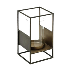 ΜΕΤΑΛΛΙΚΟ ΚΗΡΟΠΗΓΙΟ FL053 ΜΠΡΟΝΖΕ 18x18x33εκ ΜΕΤΑΛΛΙΚΟ ΚΗΡΟΠΗΓΙΟ FL053 ΜΠΡΟΝΖΕ 18x18x33εκ