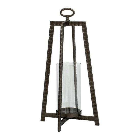 ΜΕΤΑΛΛΙΚΟ ΚΗΡΟΠΗΓΙΟ  FL272 ΜΑΥΡΟ ΧΡΩΜΑ 30x30x56εκ