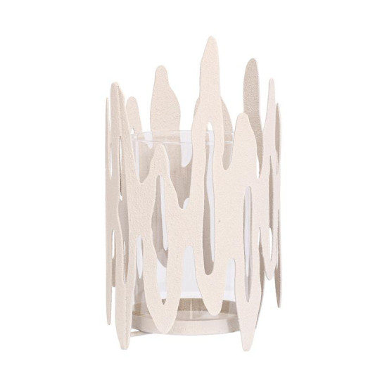 ΜΕΤΑΛΛΙΚΟ ΚΗΡΟΠΗΓΙΟ  FL620015 ΚΡΕΜ ΧΡΩΜΑ 13x20εκ