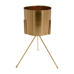 ΜΕΤΑΛΛΙΚΟ ΚΗΡΟΠΗΓΙΟ  FL8371 ΜΠΡΟΝΖΕ ΧΡΩΜΑ 12x12x28εκ