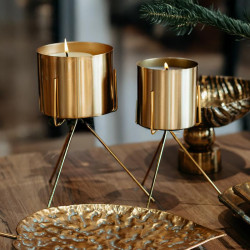 ΜΕΤΑΛΛΙΚΟ ΚΗΡΟΠΗΓΙΟ FL8371 ΜΠΡΟΝΖΕ ΧΡΩΜΑ 12x12x28εκ ΜΕΤΑΛΛΙΚΟ ΚΗΡΟΠΗΓΙΟ FL8371 ΜΠΡΟΝΖΕ ΧΡΩΜΑ 12x12x28εκ