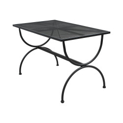 ΜΕΤΑΛΛΙΚΟ ΤΡΑΠΕΖΙ ΕΞΟΧΗΣ  191025 ΓΚΡΙ ΧΡΩΜΑ 140x80x72εκ