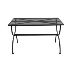 ΜΕΤΑΛΛΙΚΟ ΤΡΑΠΕΖΙ ΕΞΟΧΗΣ  191025 ΓΚΡΙ ΧΡΩΜΑ 140x80x72εκ