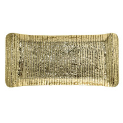 ΜΕΤΑΛΛΙΚΟΣ ΔΙΑΚΟΣΜΗΤΙΚΟΣ ΔΙΣΚΟΣ  FL7795 ΧΡΥΣΟ ΧΡΩΜΑ 40x19x2εκ