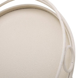 ΜΕΤΑΛΛΙΚΟΣ ΔΙΣΚΟΣ  FL620122 ΚΡΕΜ ΧΡΩΜΑ 38x9εκ