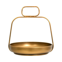 ΜΕΤΑΛΛΙΚΟΣ ΔΙΣΚΟΣ  FL620327 ΧΡΥΣΟ ΧΡΩΜΑ 26x25x27εκ