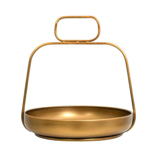 ΜΕΤΑΛΛΙΚΟΣ ΔΙΣΚΟΣ  FL620327 ΧΡΥΣΟ ΧΡΩΜΑ 26x25x27εκ