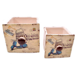 ΣΕΤ 2 ΚΕΡΑΜΙΚΑ ΚΑΣΠΩ  ROME ΜΠΕΖ 15x14