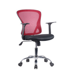 ΚΑΡΕΚΛΑ ΓΡΑΦΕΙΟΥ  5618 ΜΑΥΡΗ/ΚΟΚΚΙΝΟ 58x59x89/99εκ ΚΑΡΕΚΛΑ ΓΡΑΦΕΙΟΥ  5618 ΜΑΥΡΗ/ΚΟΚΚΙΝΟ 58x59x89/99εκ