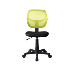 ΚΑΡΕΚΛΑ ΓΡΑΦΕΙΟΥ  ΧΩΡΙΣ ΜΠΡΑΤΣΑ 5156Ρ ΜΑΥΡΗ/ΛΑΧΑΝΙ 41x52x80/92εκ