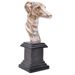 ΔΙΑΚΟΣΜΗΤΙΚΗ POLYRESIN ΚEΦAΛΗ ΣΚΥΛΟΥ ΑΣΗΜΙ 31εκ G655 ΔΙΑΚΟΣΜΗΤΙΚΗ POLYRESIN ΚEΦAΛΗ ΣΚΥΛΟΥ ΑΣΗΜΙ 31εκ G655