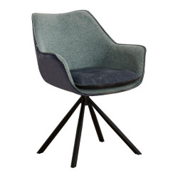 ΠΕΡΙΣΤΡΕΦΟΜΕΝΗ ΚΑΡΕΚΛΑ  FL5064 ΜΕ ΜΕΤΑΛΛΙΚΑ ΠΟΔΙΑ ΚΑΙ ΠΡΑΣΙΝΟ ΧΡΩΜΑ ΥΦΑΣΜΑΤΟΣ 62x61,5x84εκ ΠΕΡΙΣΤΡΕΦΟΜΕΝΗ ΚΑΡΕΚΛΑ  FL5064 ΜΕ ΜΕΤΑΛΛΙΚΑ ΠΟΔΙΑ ΚΑΙ ΠΡΑΣΙΝΟ ΧΡΩΜΑ ΥΦΑΣΜΑΤΟΣ 62x61,5x84εκ