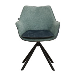 ΠΕΡΙΣΤΡΕΦΟΜΕΝΗ ΚΑΡΕΚΛΑ  FL5064 ΜΕ ΜΕΤΑΛΛΙΚΑ ΠΟΔΙΑ ΚΑΙ ΠΡΑΣΙΝΟ ΧΡΩΜΑ ΥΦΑΣΜΑΤΟΣ 62x61,5x84εκ ΠΕΡΙΣΤΡΕΦΟΜΕΝΗ ΚΑΡΕΚΛΑ  FL5064 ΜΕ ΜΕΤΑΛΛΙΚΑ ΠΟΔΙΑ ΚΑΙ ΠΡΑΣΙΝΟ ΧΡΩΜΑ ΥΦΑΣΜΑΤΟΣ 62x61,5x84εκ