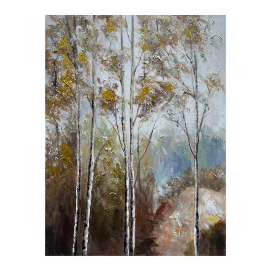 ΠΙΝΑΚΑΣ  "Forest 143" ΣΕ ΚΑΜΒΑ ΜΕ ΞΥΛΙΝΟ ΠΛΑΙΣΙΟ 80*2.3*60 sls