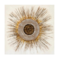 ΠΙΝΑΚΑΣ ΣΕ ΚΑΜΒΑ FL0621 ΜΠΕΖ-ΚΑΦΕ 80x3x80εκ ΠΙΝΑΚΑΣ ΣΕ ΚΑΜΒΑ FL0621 ΜΠΕΖ-ΚΑΦΕ 80x3x80εκ