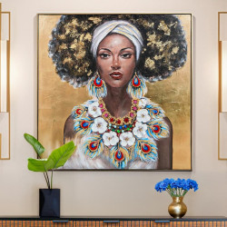 ΠΙΝΑΚΑΣ ΣΕ ΚΑΜΒΑ FL4961 WOMAN FACE ΚΑΦΕ-ΧΡΥΣΟ-ΛΕΥΚΟ 100x100xεκ ΠΙΝΑΚΑΣ ΣΕ ΚΑΜΒΑ FL4961 WOMAN FACE ΚΑΦΕ-ΧΡΥΣΟ-ΛΕΥΚΟ 100x100xεκ