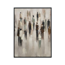 ΠΙΝΑΚΑΣ ΣΕ ΚΑΜΒΑ "Peoples No2 37532" ΜΠΕΖ-ΓΚΡΙ-ΛΕΥΚΟ 60x4x80εκ ΠΙΝΑΚΑΣ ΣΕ ΚΑΜΒΑ "Peoples No2 37532" ΜΠΕΖ-ΓΚΡΙ-ΛΕΥΚΟ 60x4x80εκ